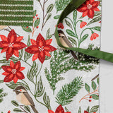 Poinsettias & Pines Apron