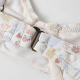 Banded High Cut Bikini Bottom || Summer Garden