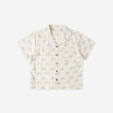 Lapel Collar Shirt || Palm Trees