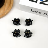 Mini Black Cat Claw Clip, Acetate Hair Clip