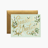 Mistletoe Season's Greetings- Boxed Set of 8