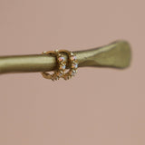 Opalite Huggies: Gold