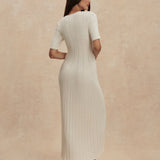 Elexa Knit Dress - Snow White