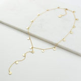 Fools Gold Lariat Necklace