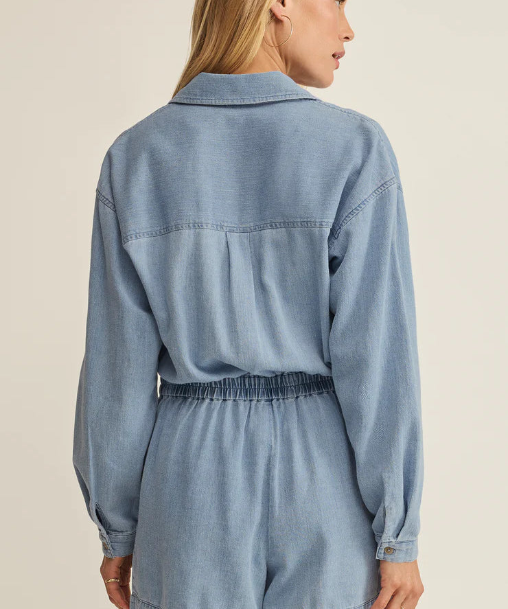 Sully Chambray Romper