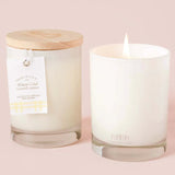 Honey-Chai Candle with Wooden Lid