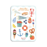 East Coast Summer Sticker Sheet | East Coast Icon Stickers
