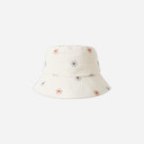 Bucket Hat Embroidered Daises
