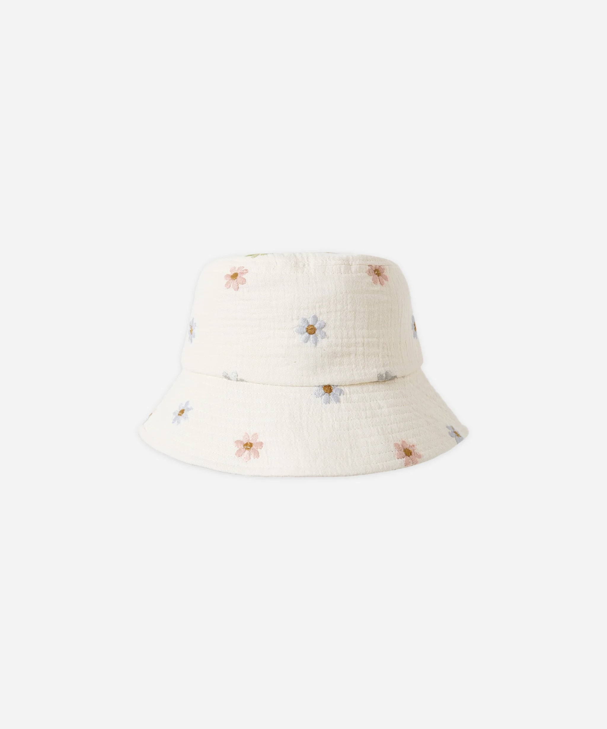 Bucket Hat Embroidered Daises