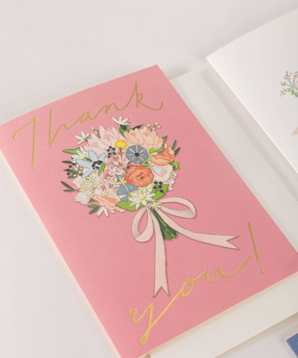 Thank You Bouquet Greeting Card