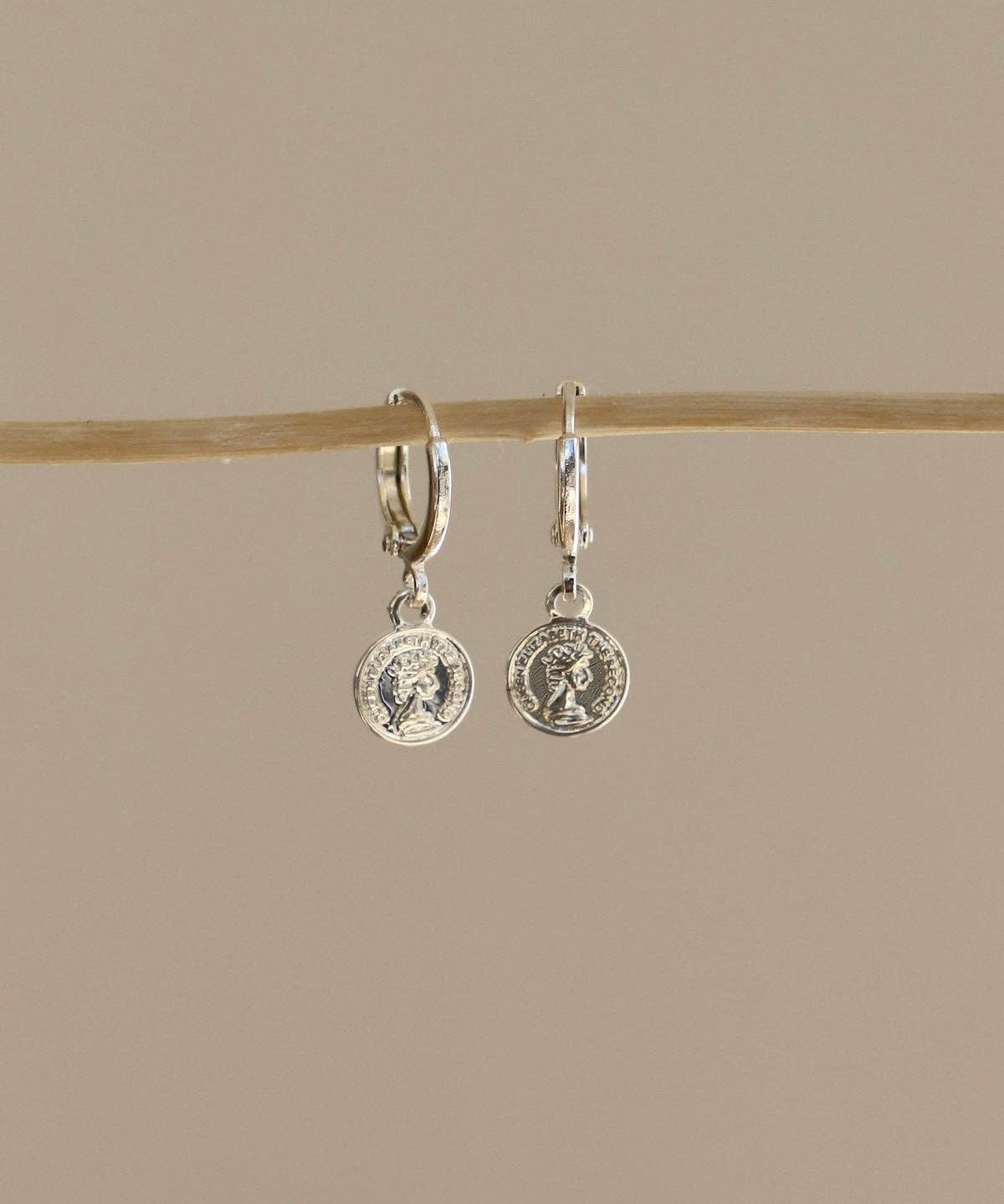 Mira Silver Coin Huggies