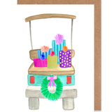 Holiday Golf Cart Holiday Card 8 Pack