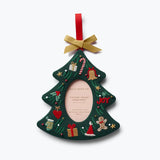 Christmas Tree Embroidered Frame Ornament