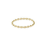Classic Gold Twisted Thin Band Ring