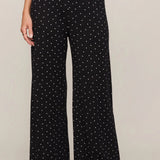 Luxe Dot Pants in Black