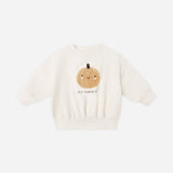 Relaxed Fleece Sweatshirt || Pumpkin