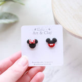 Mouse Stud Earrings: Minnie