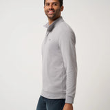 Cloud Quarter Zip 2.0 : Heathered Medium Grey