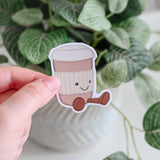 Latte - Vinyl Sticker