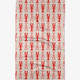 Lobster Stripe Tea Towel