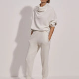 The Slim Cuff Pant 25" Ivory