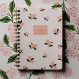 Pink Hydrangea Spiral Notebook