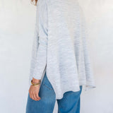 Ash Grey Catalina Crewneck in Petite