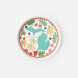 Michigan in Bloom Plate