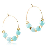 Enewton Beaded Grateful Amazonite Hoop
