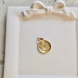 Lora Coin Charm: Gold