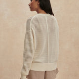Pembroke Knit Cardigan || Egret