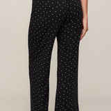 Luxe Dot Pants in Black