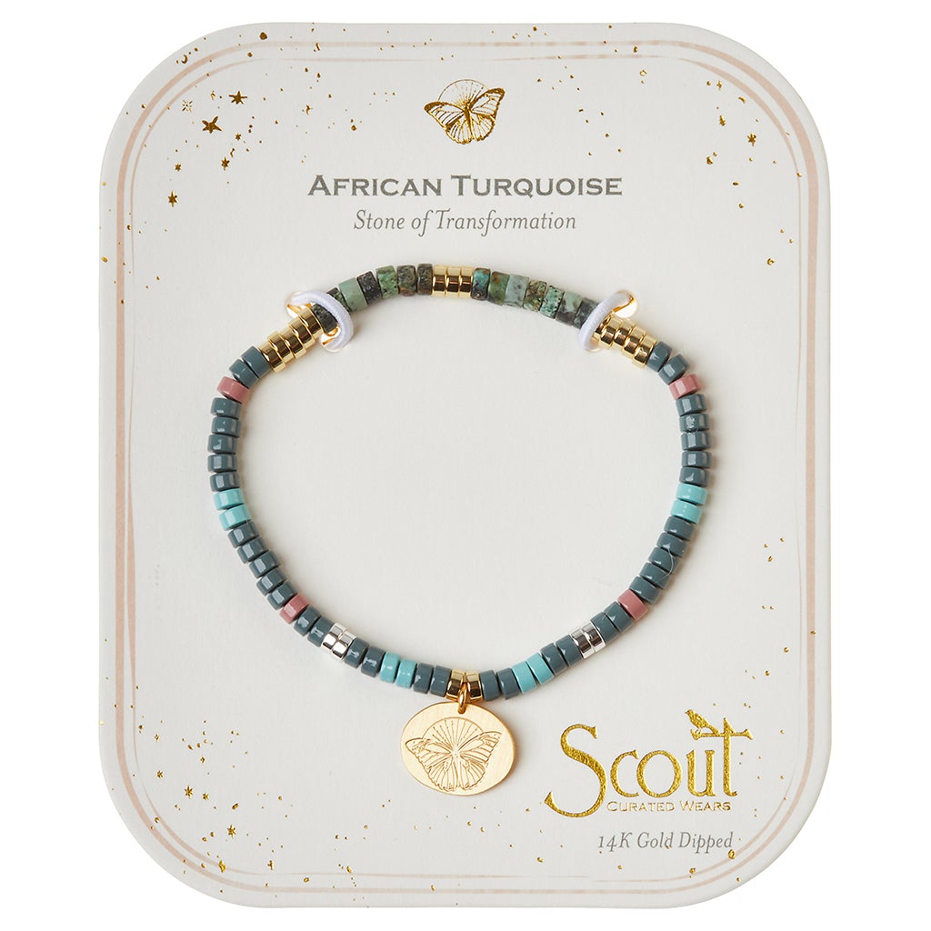 Stone Intention Charm Bracelet