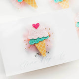 Ice Cream Hair Clip : Bubble Gum