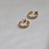 Stella CZ Eternity Hoops