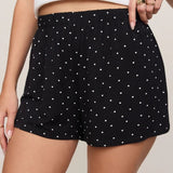 Luxe Dot Shorts in Black