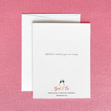 Dog Mom Sweatshirt Greeting Card | Mother's Day Card