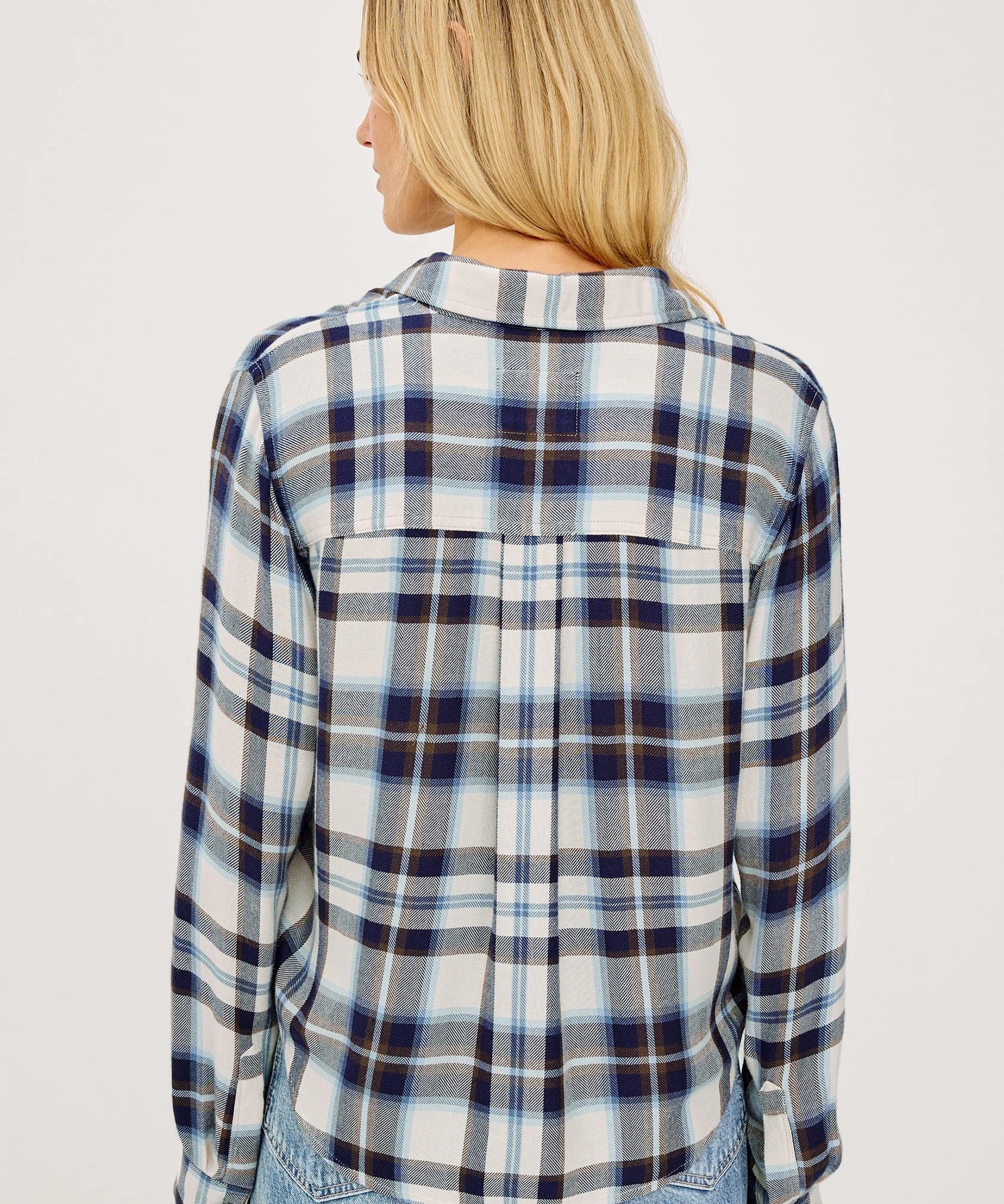 Malin Shirt : Ecru Midnight