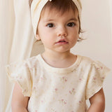 Organic Cotton Sage Onepiece - Thelma Parchment