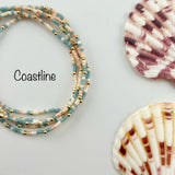 Gold Filled Beaded Bracelet : Coastline