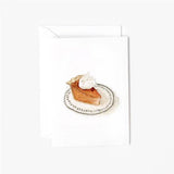 Pumpkin pie mini enclosure notecard