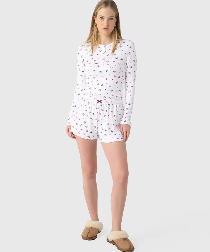 Luxe Holly Pointelle Short