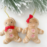 Gingerbread Couple Ornaments
