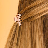 Classic Hair Clip | Tiny | Pearly Pink