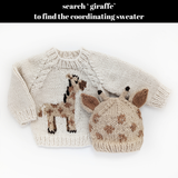 Giraffe Beanie Hat for Baby & Kids