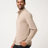 Cloud Quarter Zip : Heather Portabella Brown