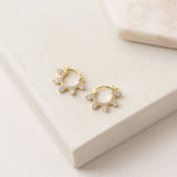Talia Hoop Earrings- Clear
