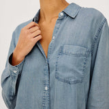 Ingrid Shirt : Medium Vintage Cloud Wash