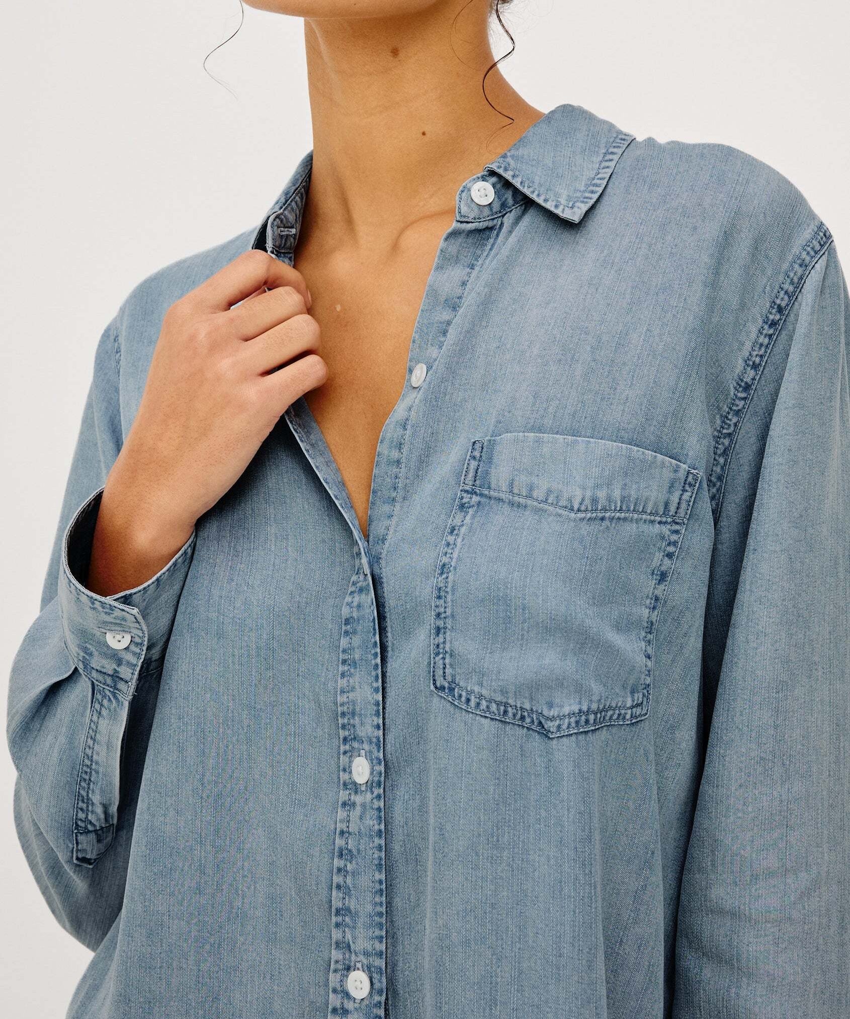 Ingrid Shirt : Medium Vintage Cloud Wash