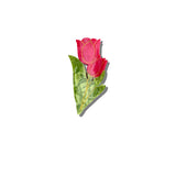 Hand-painted Vintage Tulips Claw Hair Clip | Eco-Friendly: Pink